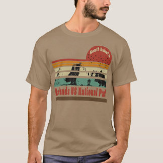 Camiseta Badlands US National Park South Dakota Distingue-s