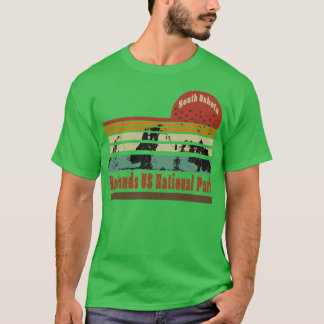 Camiseta Badlands US National Park South Dakota Distingue-s