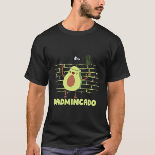 Camiseta Badminado - Racket Engraçado Jogo Jogo Coincide Ba