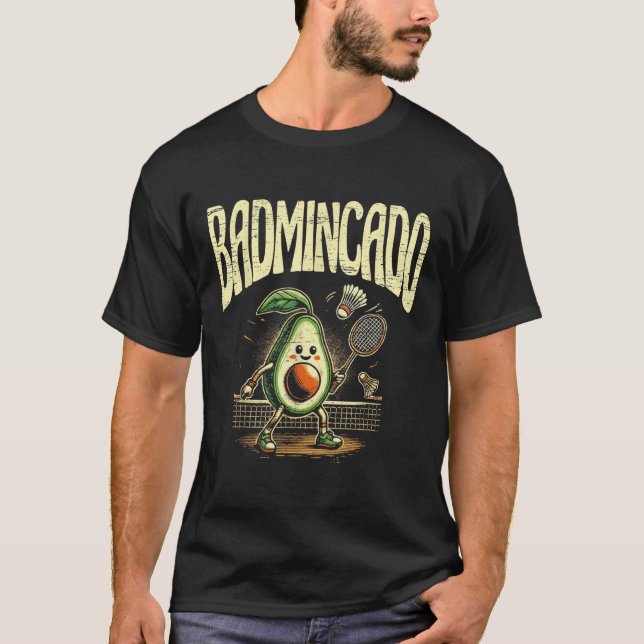 Camiseta Badmincado Badminton Player Shuttle  (Frente)