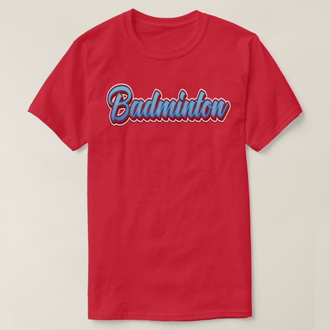 Camiseta Badminton 1 (Frente do Design)