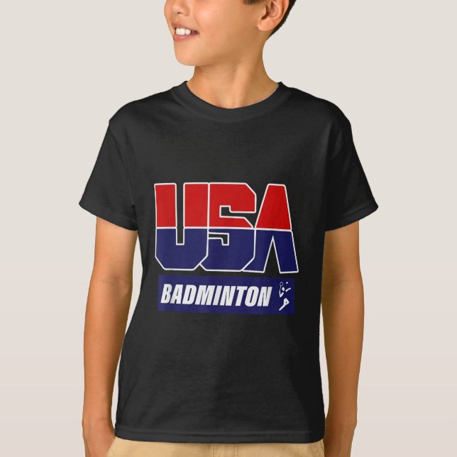 Camiseta Badminton 2021 EUA  (Frente)