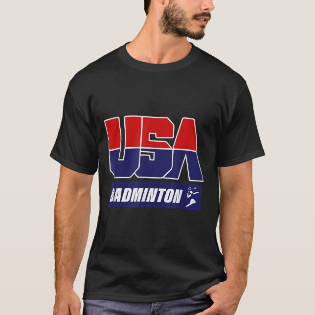 Camiseta Badminton 2021 Usa  (Frente)
