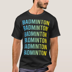 Camiseta Badminton Amarelo Azul