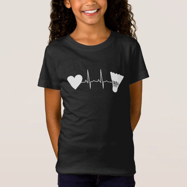 Camiseta Badminton - Bola de Badminton (Frente)