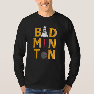 Camiseta Badminton Colorir Shuttle Cork Racquet Indoor Sp
