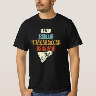 Camiseta Badminton - Comer Dormir Badminton Repetir