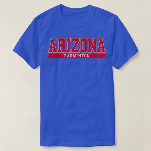 Camiseta Badminton de arizona (Frente do Design)