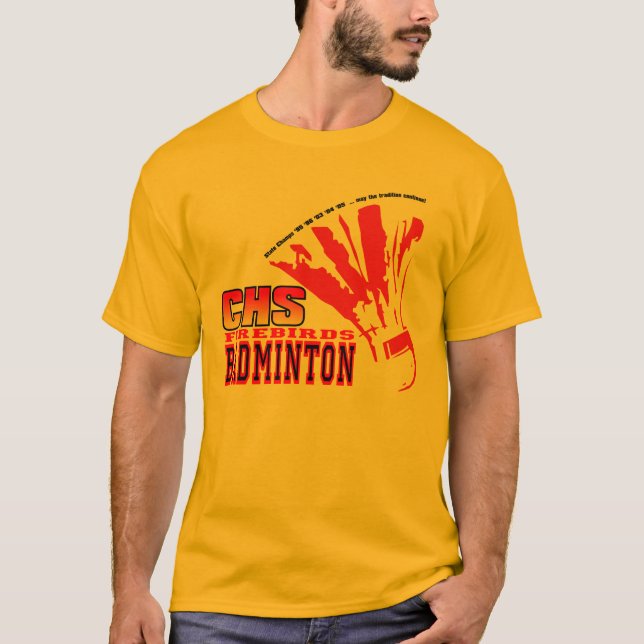 Camiseta Badminton de CHS (Frente)