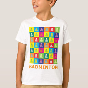 Camiseta Badminton do pop art