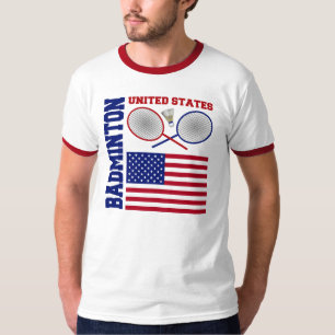 Camiseta Badminton dos Estados Unidos