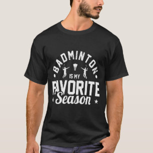 Camiseta Badminton É O Meu Jogador De Badminton Da Estação