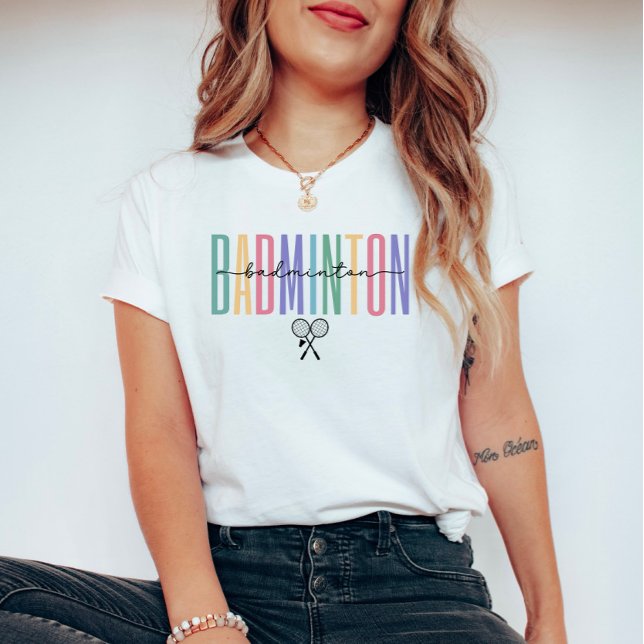 Camiseta Badminton Esportivo & Elegante (Criador carregado)