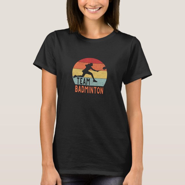 Camiseta Badminton  for girls women teamwear female sports (Frente)