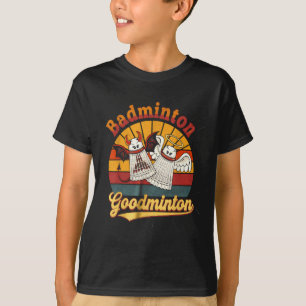 Camiseta Badminton Goodminton Engraçado Humor Esportivo