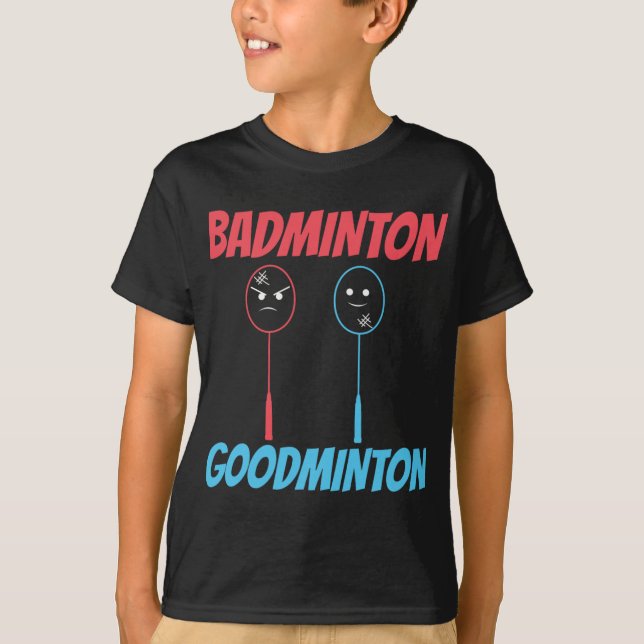 Camiseta Badminton Goodminton Racket Meme (Frente)