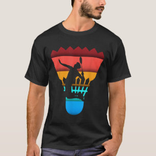 Camiseta Badminton Hoje Amanhã Dia Depois Raquete Volante