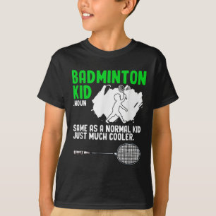 Camiseta Badminton Kid Racket Shuttle Hobby Badminton Playe