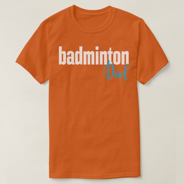 Camiseta Badminton Pai 1 (Frente do Design)