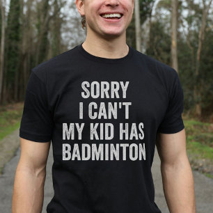 Camiseta Badminton Pai Badminton Mãe Pai Engraçado