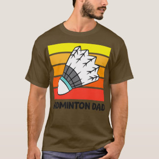Camiseta Badminton Pai Engraçado Badminton Padre T