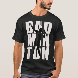 Camiseta Badminton Para Homens, Mulheres, Meninas e Meninos
