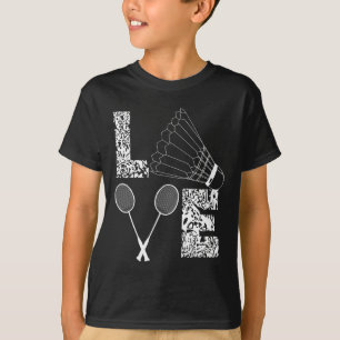 Camiseta Badminton Player Badminton Lover Shuttle