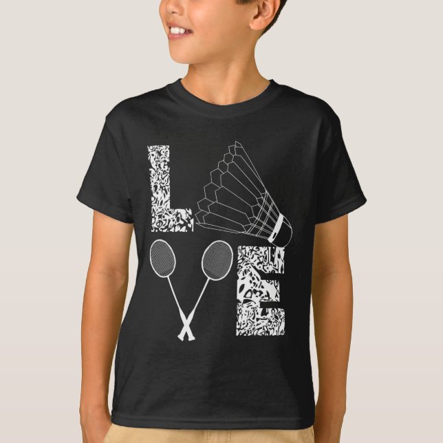 Camiseta Badminton Player Badminton Lover Shuttle (Frente)