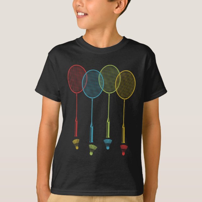 Camiseta Badminton Player Team Shuttle Coach Matar Badminto (Frente)