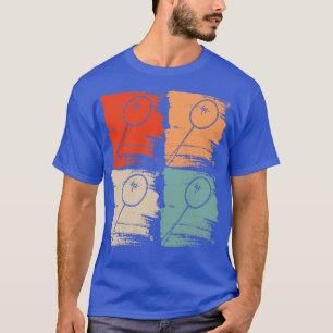 Camiseta Badminton Racket Badminton Retro