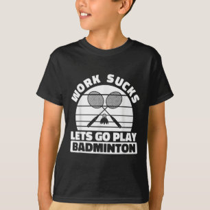 Camiseta Badminton Racquet Player Racket - Time Court Shutt