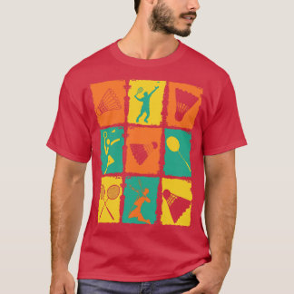 Camiseta Badminton Retro