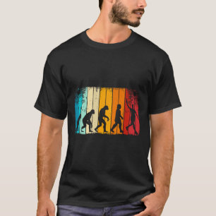 Camiseta Badminton Retro Com Evolução do Volante Darwin