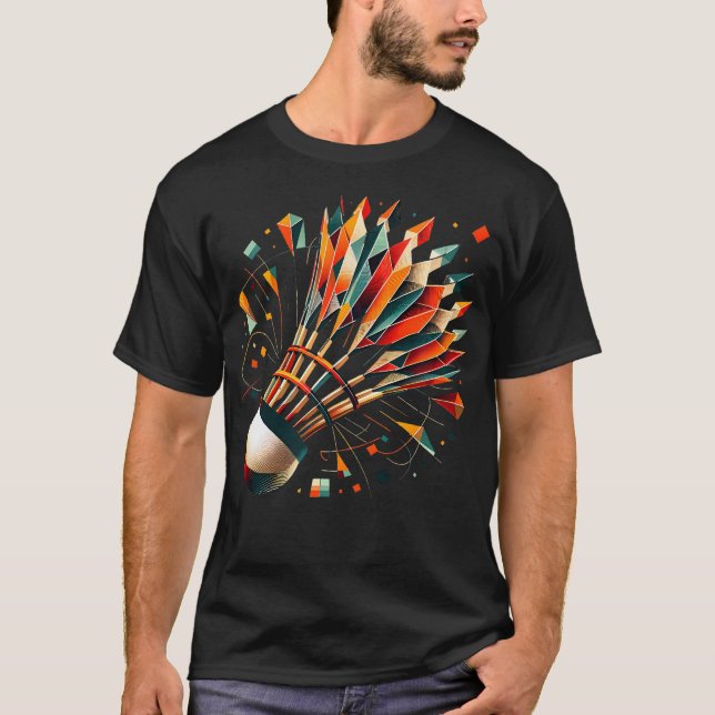 Camiseta Badminton Shuttlecock (Frente)