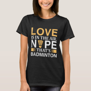 Camiseta Badminton Shuttles Design Para Badminton