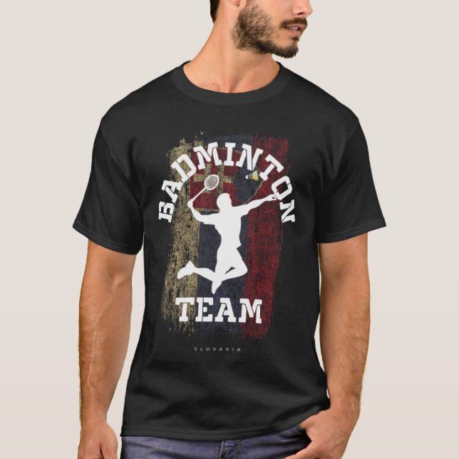 Camiseta Badminton Slovakia Net Games Player Badminton (Frente)
