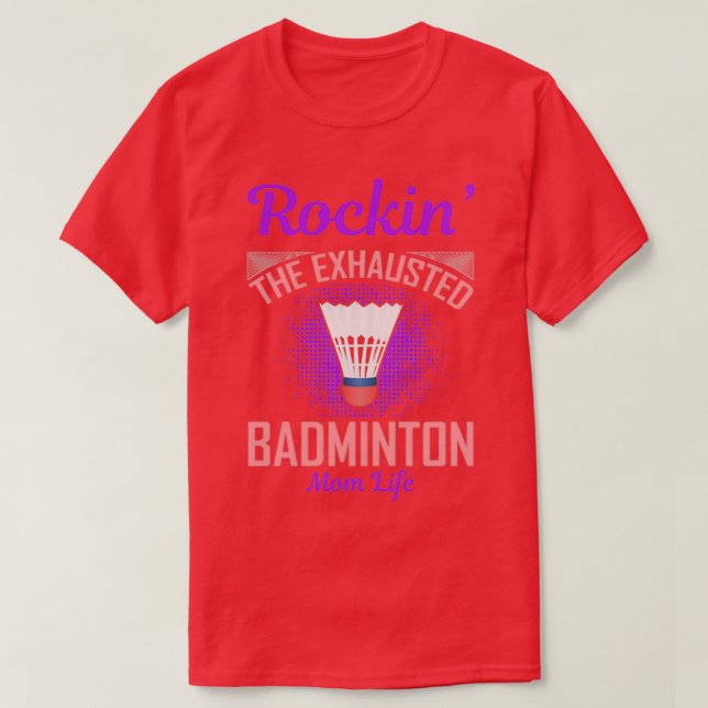 Camiseta Badminton T esgotado (Frente do Design)