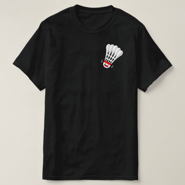 Camiseta Badminton T-Shirt - Bolso de Parabéns (Frente do Design)