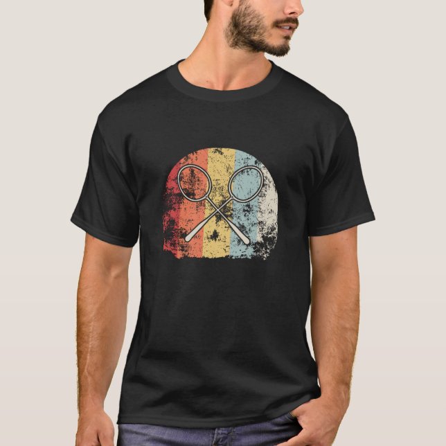 Camiseta Badminton Vintage (Frente)