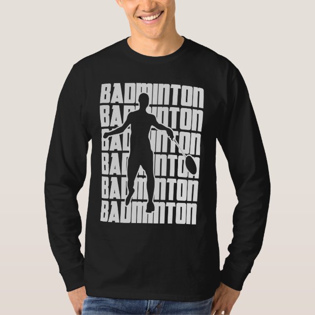 Camiseta Badmintonist Racket Sports Professional Badminton  (Frente)
