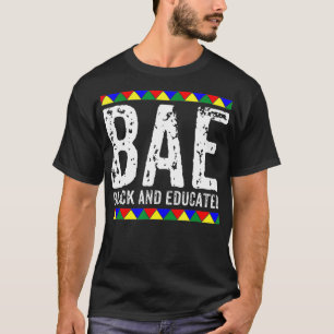 Camiseta BAE Black And Educated  Black History Month 