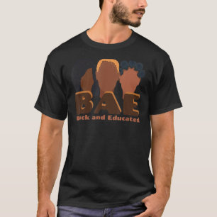 Camiseta BAE Black e Educated Queen Natural Hair Black Hi