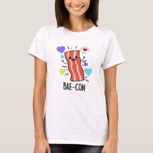 Camiseta Bae-con Funny Bacon Pun