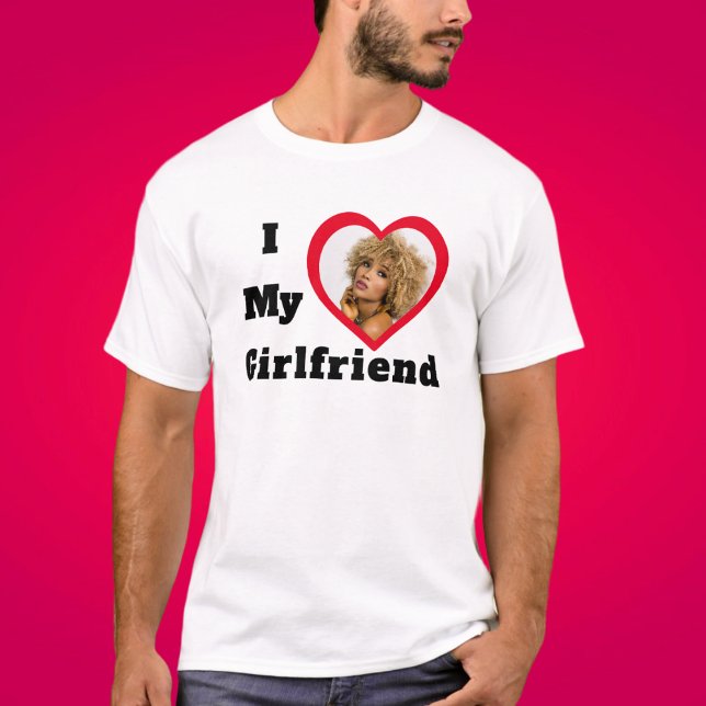 Camiseta Bae Personalizada Foto Personalizada I Love My Nam (Criador carregado)