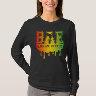 Camiseta BAE Preto E Educado Mês da História Afro-Americana