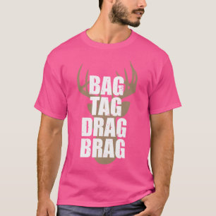 Camiseta Bag Arraste Marca Caça Armas de Cerveja País