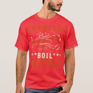 Camiseta Bagaço de lagosta Mestrado Engraçado Crayfish Cook