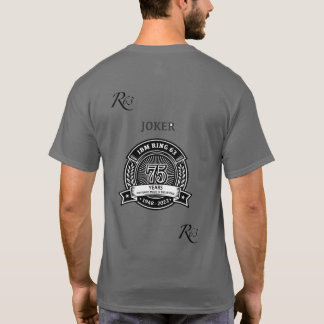 Camiseta Bagagem e Joker de 75 anos T