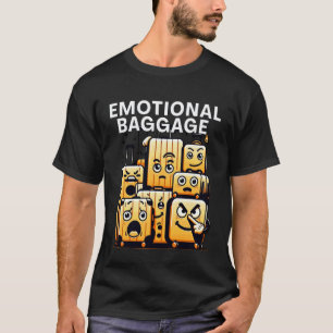 Camiseta Bagagem Emocional Divertido Saúde Mental Psicológi