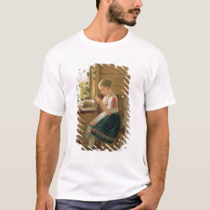 Camiseta Bagas da casca da menina, 1880